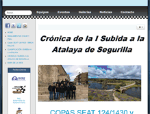 Tablet Screenshot of escuderiaelpielago.com